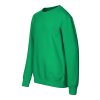 Dětská mikina Crew bez kapuce středně zelená