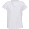 Dámské tričko s výstřihem do V Regent bílé