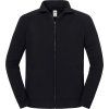 Mikina z těžké bavlny Iconic Premium Sweat Jacket barva černá
