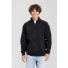 Mikina z těžké bavlny Iconic Premium Sweat Jacket barva černá na modelu