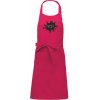 fuchsia red zástěra s potiskem