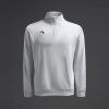 Sportovní mikina Mawi 1/2 zip bílá