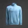 Sportovní mikina Mawi 1/2 zip nebesky modrá