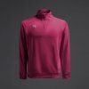 Sportovní mikina Mawi 1/2 zip vínová