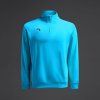 Sportovní mikina Mawi 1/2 zip tyrkysová