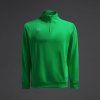 Sportovní mikina Mawi 1/2 zip středně zelená