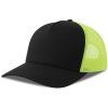 5panelová trucker kšiltovka Atlantis černá, limetková
