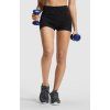 Dámské a dívčí sportovní šortky, černá na modelce