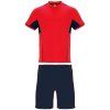 Pánský dětský sport set Boca tričko a šortky černá, červená