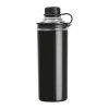 Dvoustěnná láhev Monza 500 ml černá zavřená