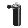 Dvoustěnná láhev Monza 500 ml černá otevřená