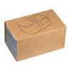 Obědový box Pescara 2 x 600 ml šedý boční pohled