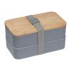 Obědový box Pescara 2 x 600 ml šedý