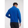 Pánská mikina Authentic Russell 267M na zip modrá na modelu zezadu
