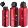 Charlotte kovová láhev 600 ml s potiskem Koláž