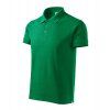 Zelená pánská bavlněná polokošile Cotton Heavy