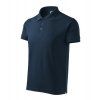 Tmavě modrá pánská bavlněná polokošile Cotton Heavy