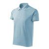 Nebesky modrá pánská bavlněná polokošile Cotton Heavy