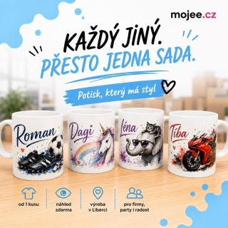 Každý jiný. Přesto jedna sada. ☕💙 Ne všechny dárky musí být stejné, aby k sobě patřily. Pro jednu partu jsme vytvořili...
