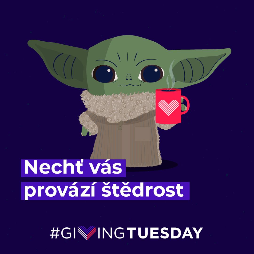 Giving Tuesday - Světový den štědrosti a dobrých skutků