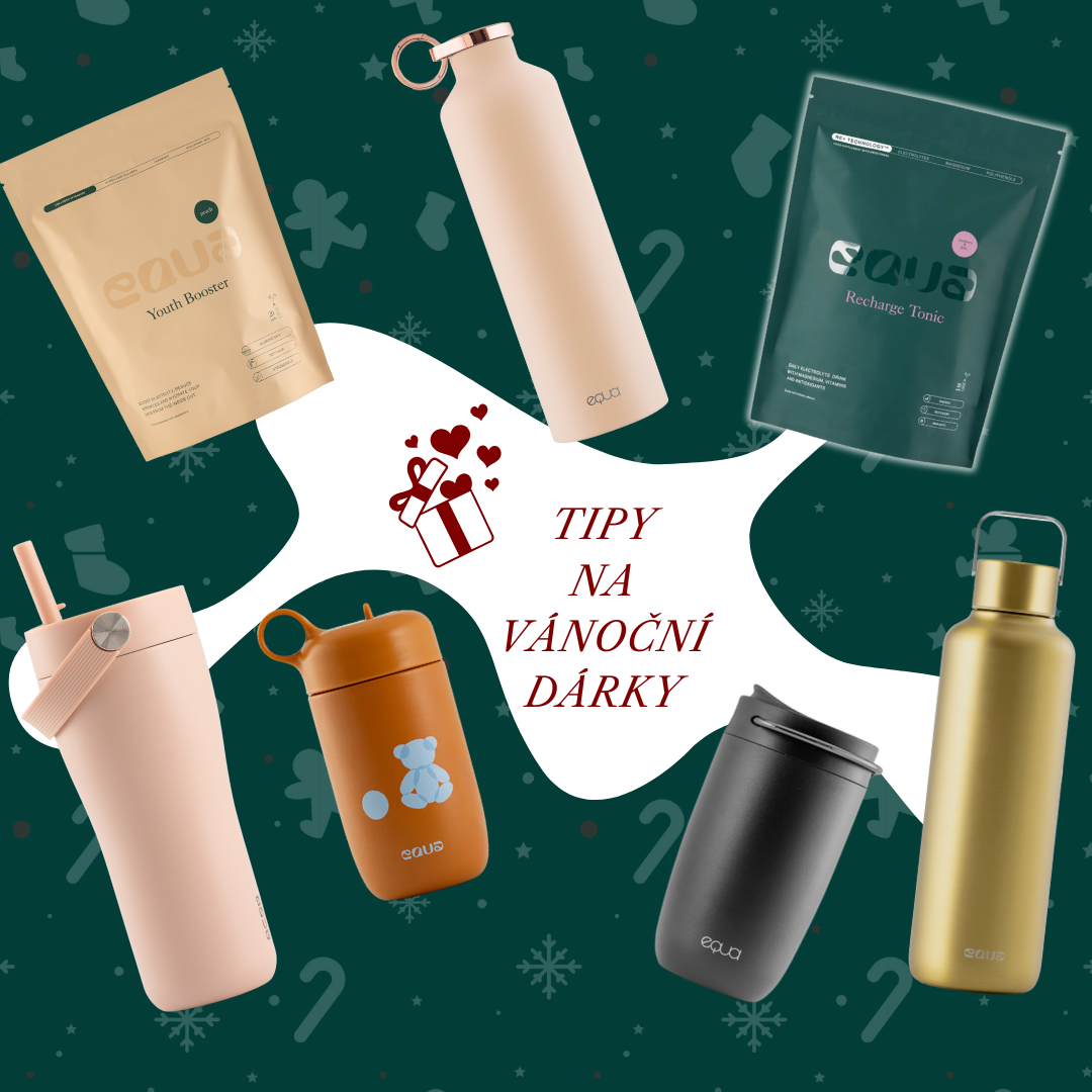 Stylové lahve a termohrnky - EQUA vánoční INSPIROMAT