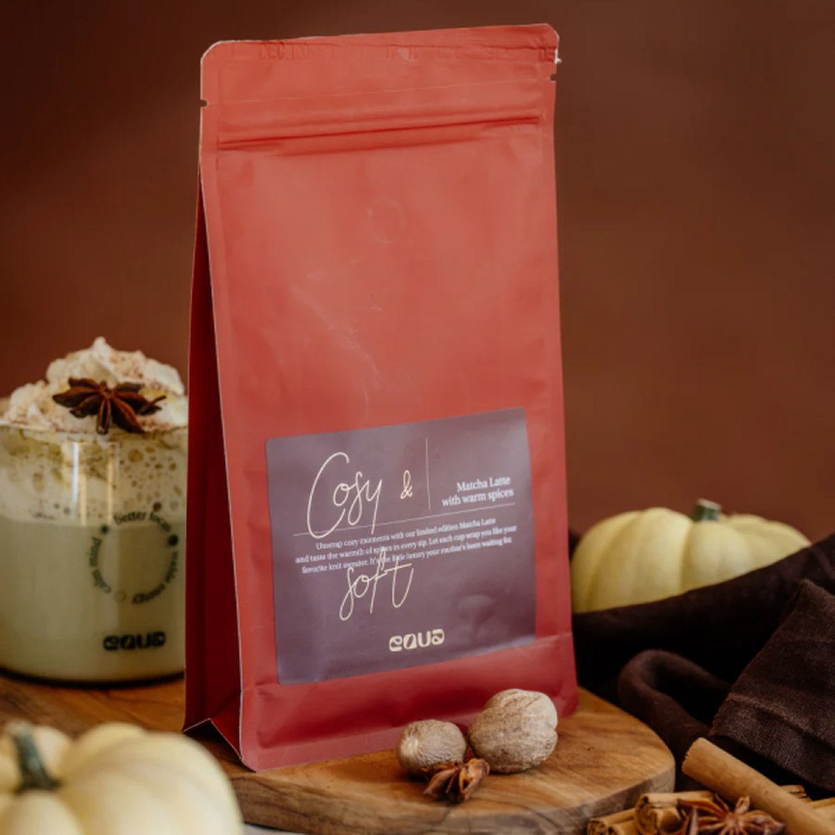Sáček Pumpkin Spice Matcha s dýněmi a kořením