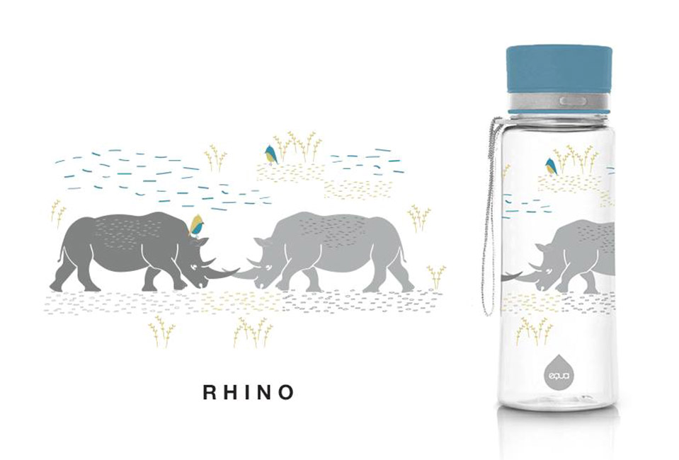 Plastová BPA free lahev z tritanu EQUA Rhino 400 ml
