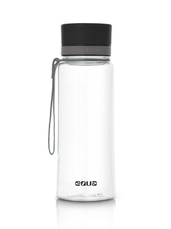 Plastová BPA free lahev z tritanu EQUA Plain Black 600 ml