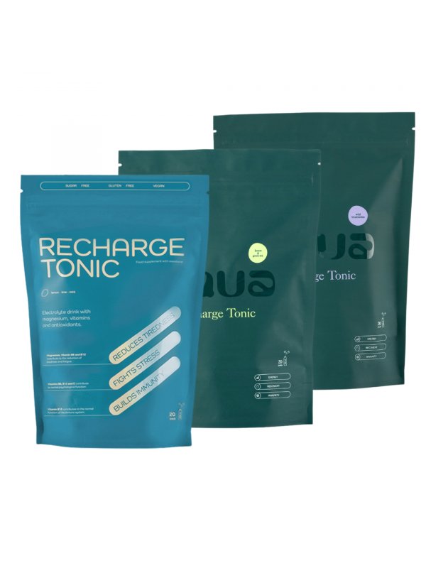 TRIO Recharge Tonic (Classic, Wild Blueberries, Lemon & Green Tea)