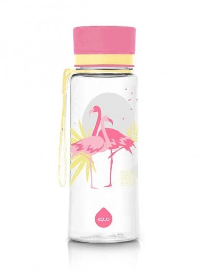 Plastová BPA free lahev z tritanu EQUA Flamingo 400 ml a 600 ml (Velikost varianty 400 ml)