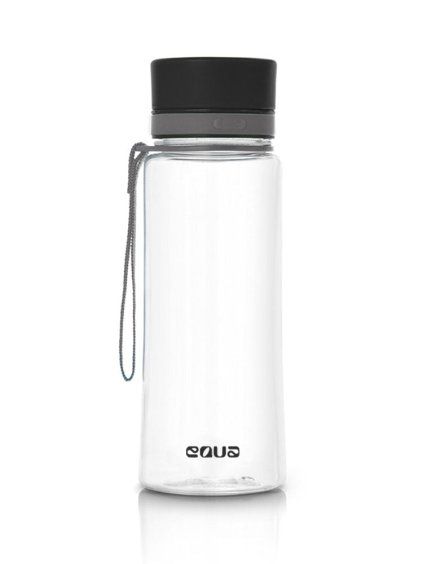 Plastová BPA free lahev z tritanu EQUA Plain Black 600 ml
