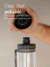 Plastová BPA free lahev z tritanu EQUA Plain Black 600 ml