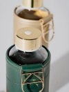 1942 4 1942 4 sklenena lahev s obalem z umele kuze equa forest green 750 ml