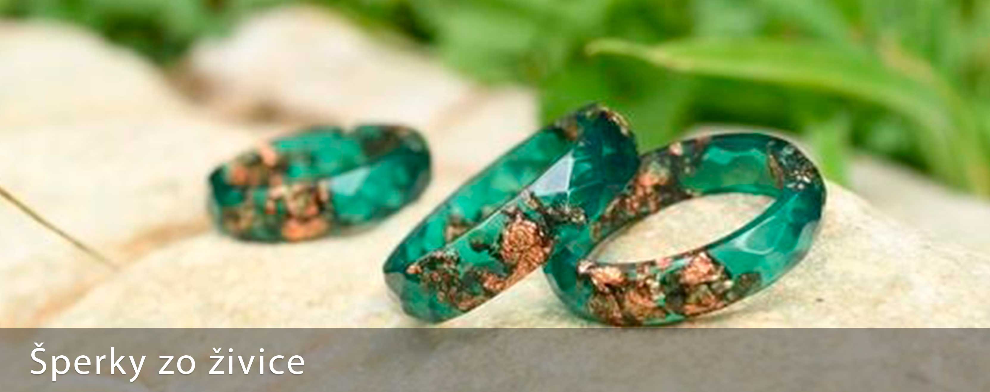 Šperky zo živice