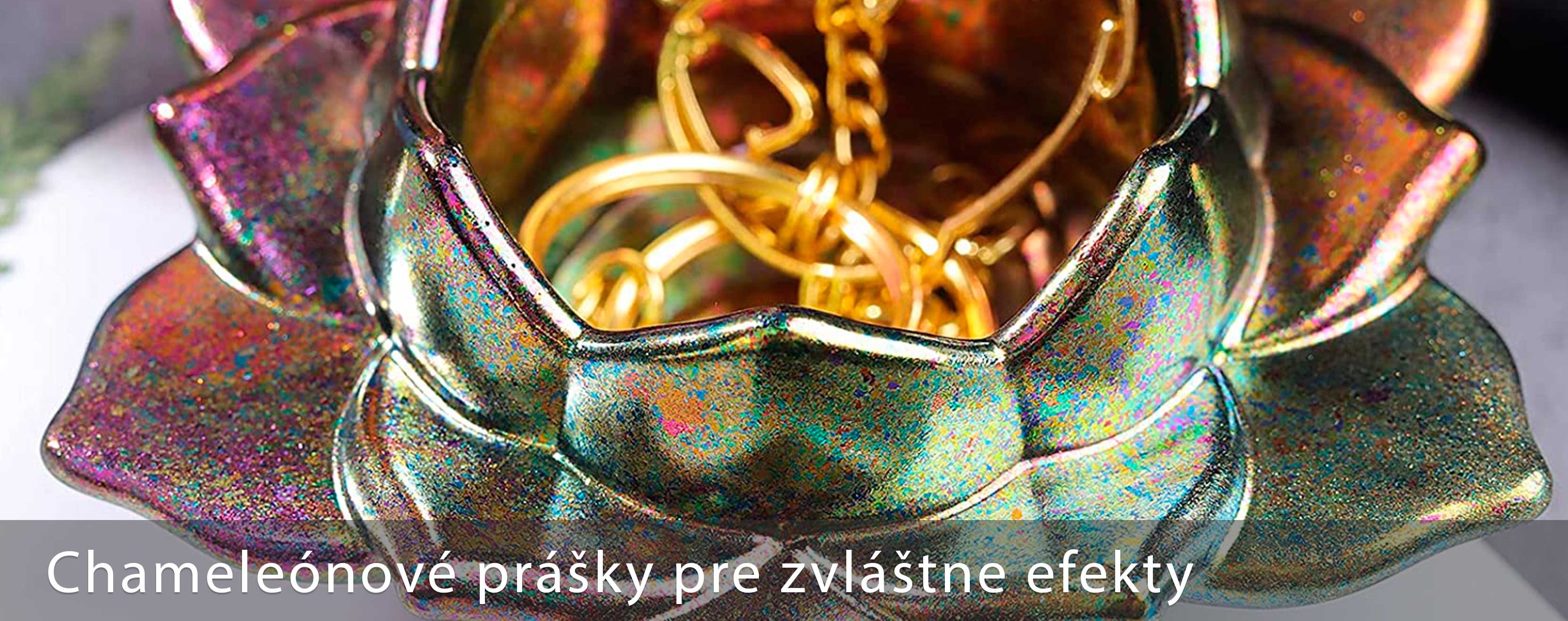 Chameleónové prášky pre zvláštne efekty