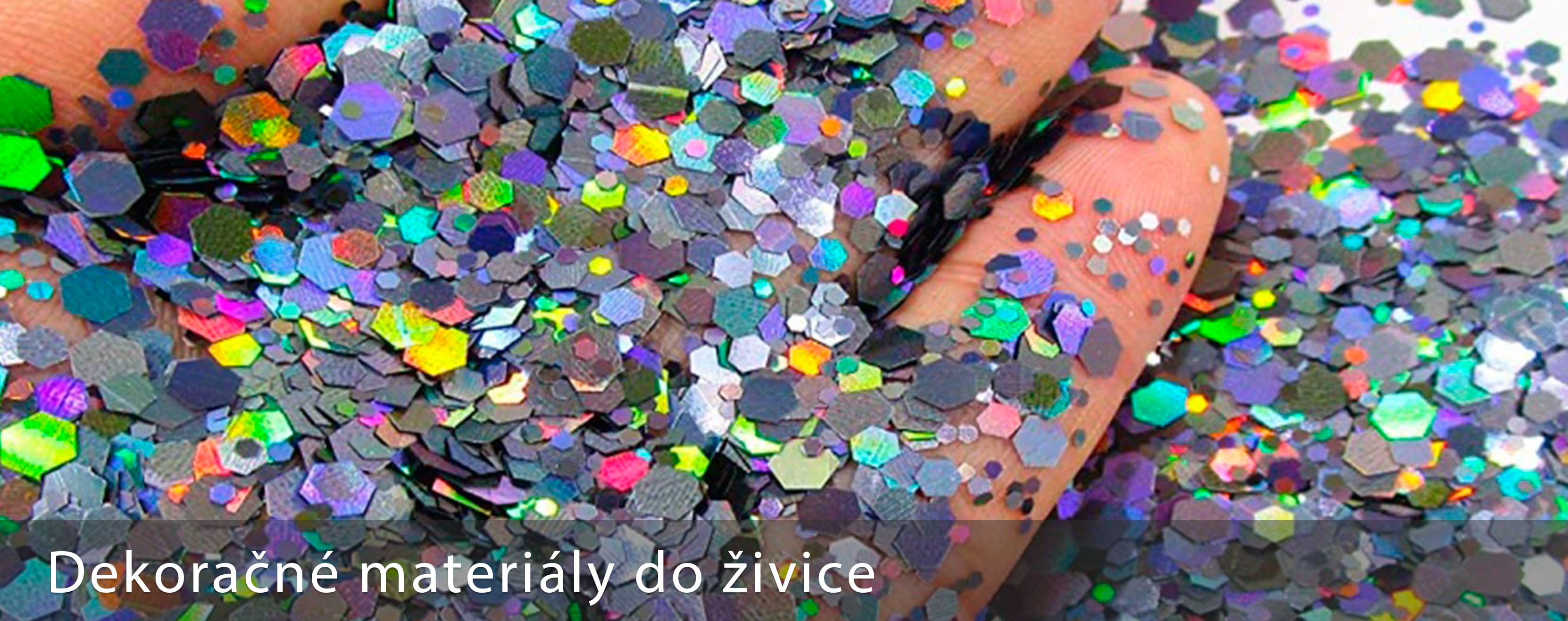 Dekoračné materiály do živice