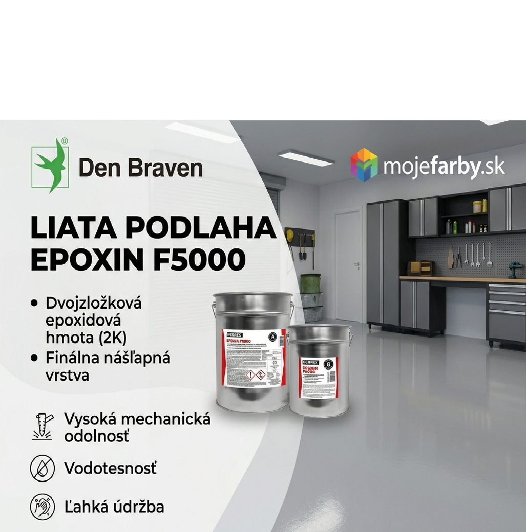 EPOXIN F5000 LIATA PODLAHA RAL 7001 30KG šedá