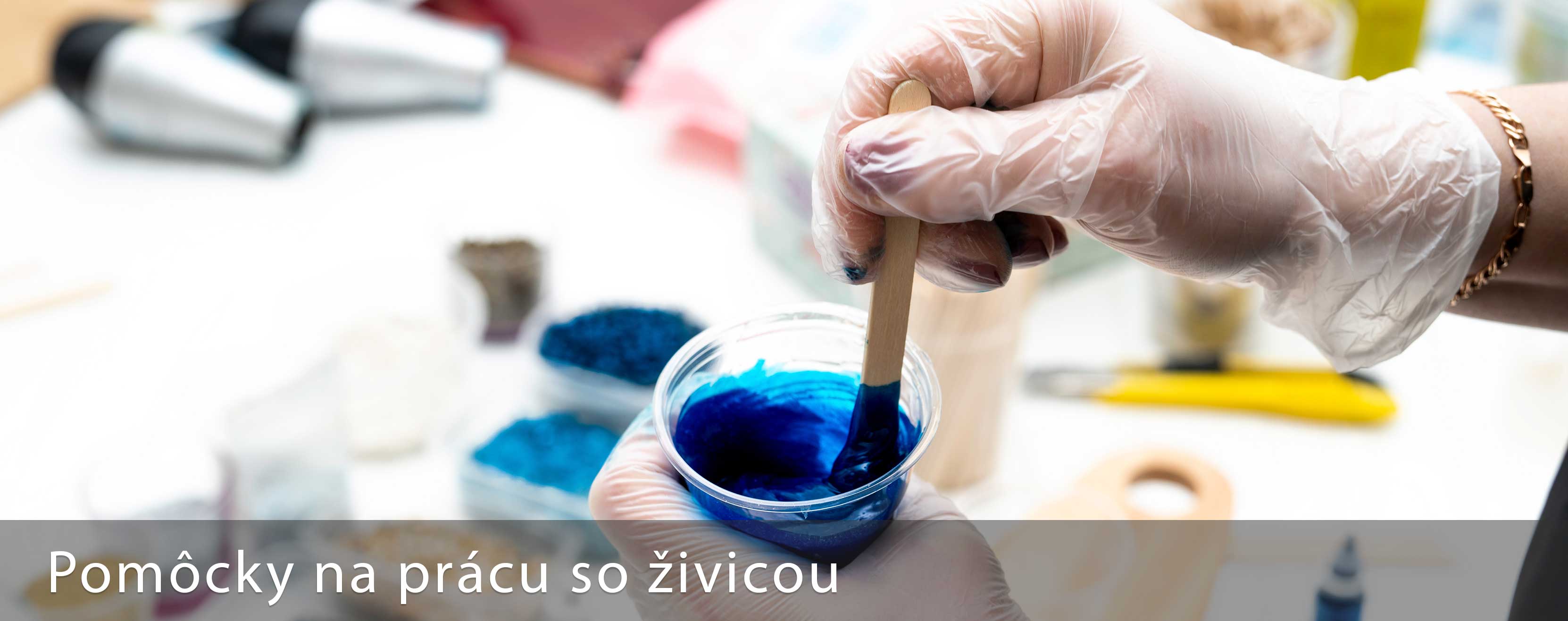 Pomôcky na prácu so živicou