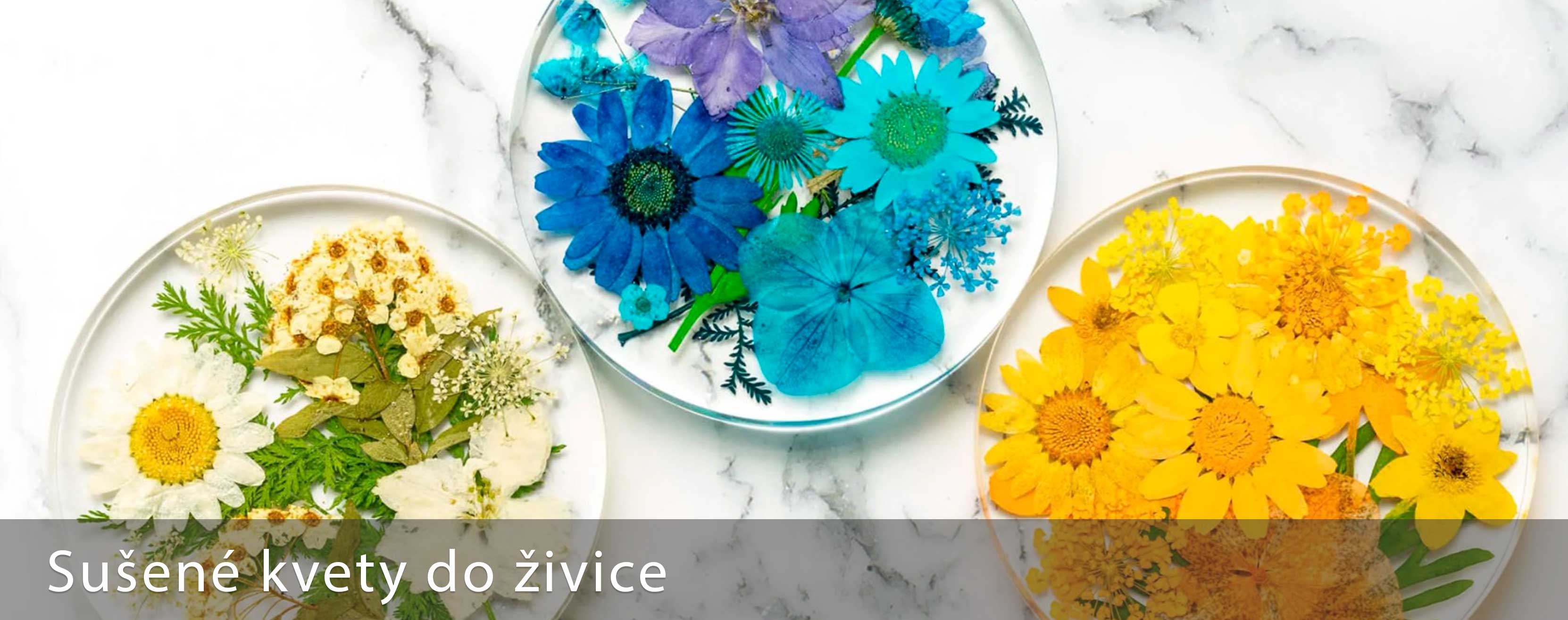 Sušené kvety do živice