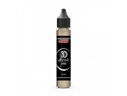 dekoracne 3d pero 30 ml zlata