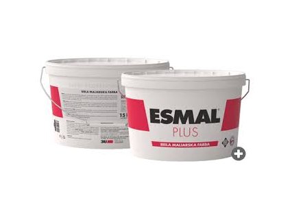 Esmal plus 25kg biela farba