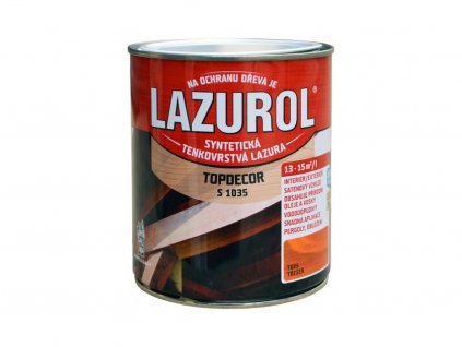 LAZUROL Topdecor 0.75l olej s voskom I17 červená