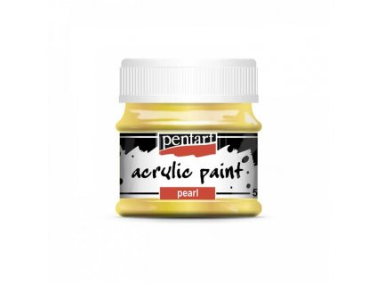 akrylova farba perletova 50 ml zlta