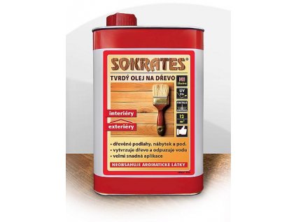 Sokrates tvrdý olej s voskom na drevo 2,5l