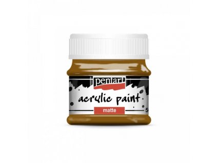 akrylova farba matna 50 ml svetla hneda