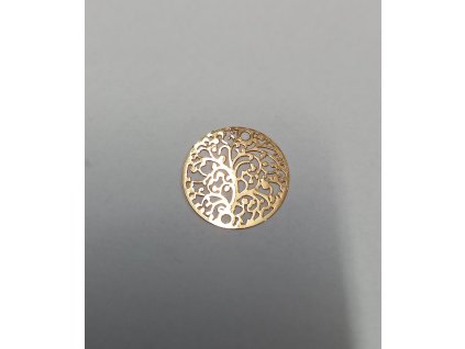 Symbol na orgonity Strom života zlatý OR8091 20mm 5ks
