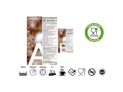 Pour Art Stolárska živica MESA Premium 50-24 UV++ 0,85kg