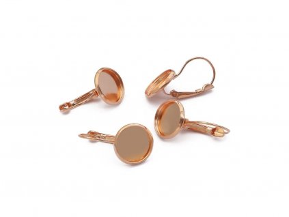 23656 luzko na pryskyrici nausnice 06rgd rose gold 18mm 5 paru