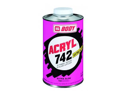 BODY Acryl 742 EXTRA SLOW (pomalé) riedidlo 1l