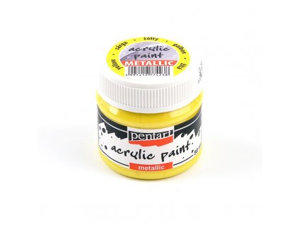 Akrylová farba metalická žltá 50 ml 6237